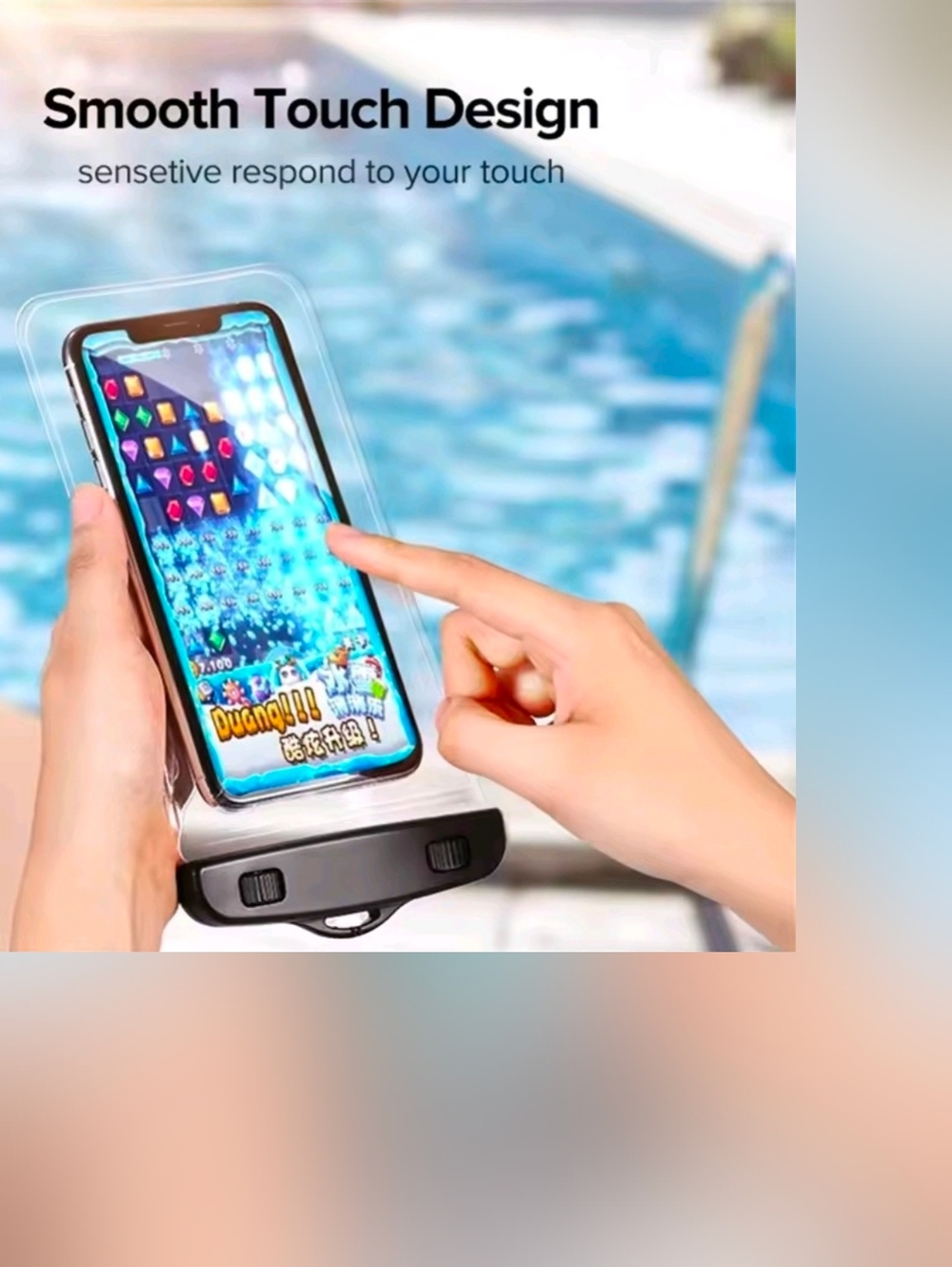 Waterproof Sandproof Underwater Pics Phone Case. Various Colors. - Picture 5 of 11